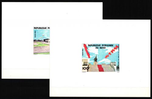 Benin 210-211 postfrisch als Epreuve de Luxe/ EdL #NF443