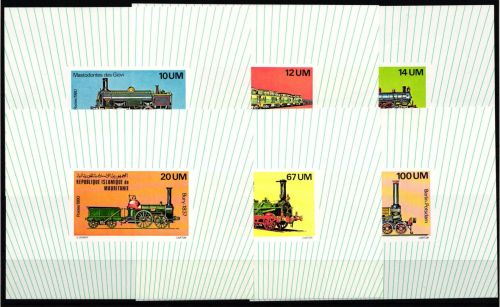 Mauretanien 704 B-709 B postfrisch als Blockausgabe #NO836