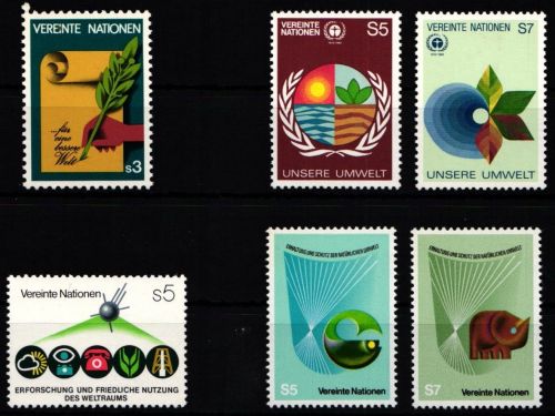 Vereinte Nationen Wien Jahrgang 1982 mit 23-28 postfrisch #NO072