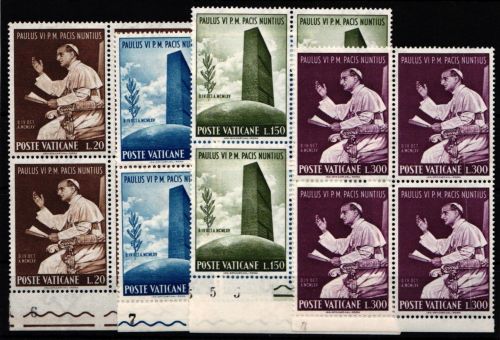 Vatikan 4er Blöcke 483-486 postfrisch #NO785