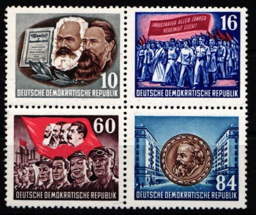 DDR 392-394 postfrisch als Viererblock #NO867