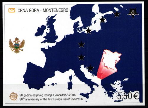 Montenegro Block 3 postfrisch #NP812