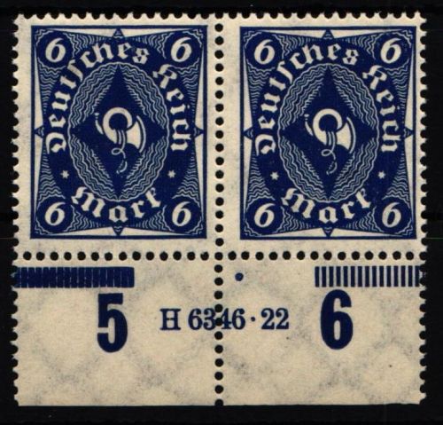 Deutsches Reich 228 HAN postfrisch H 6346.22 #NL606
