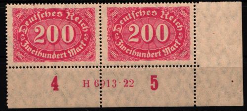 Deutsches Reich 220 HAN postfrisch H 6913.22 #NL620