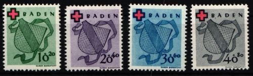 Französische Zone Baden 42-45 postfrisch