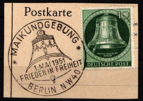 Berlin 76 gestempelt mit Sonderstempel vom Ersttag #NK047
