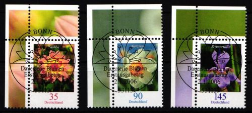BRD 2505-2507 gestempelt als Eckrand #NP660