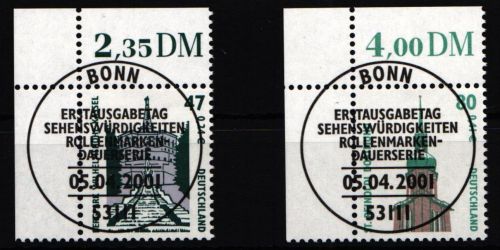 BRD 2176-2177 gestempelt als Eckrand #NP676