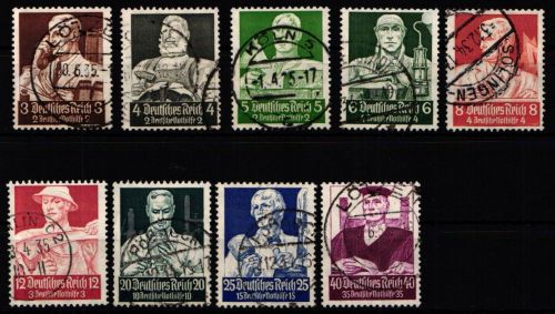 Deutsches Reich 556-564 gestempelt #NJ552