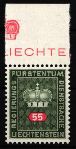 Liechtenstein Dienstmarke 40 y postfrisch #NM046