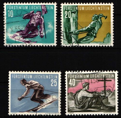 Liechtenstein 334-337 gestempelt Sport #NM064