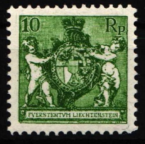 Liechtenstein 63 mit Falz