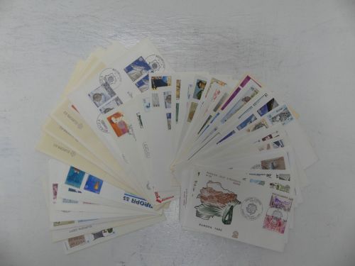 CEPT Jahrgang 1983 gestempelt als Ersttagesbriefe/FDC´s #NM124