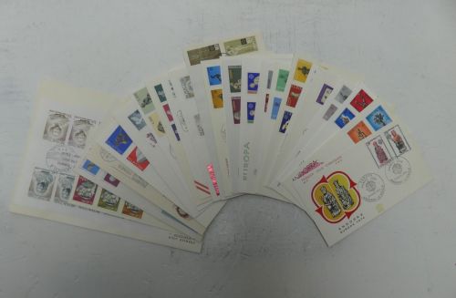 CEPT Jahrgang 1974 gestempelt als Ersttagesbriefe/FDC´s #NM126