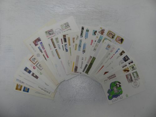 CEPT Jahrgang 1980 gestempelt als Ersttagesbriefe/FDC´s #NM127