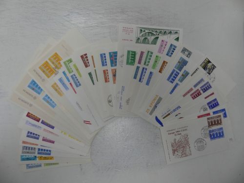 CEPT Jahrgang 1984 gestempelt als Ersttagesbriefe/FDC´s #NM130