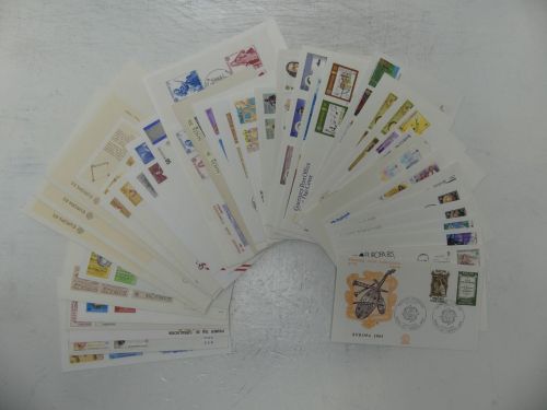 CEPT Jahrgang 1985 gestempelt als Ersttagesbriefe/FDC´s #NM133