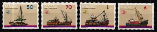 Macau 546-549 postfrisch Schiffe #KC818
