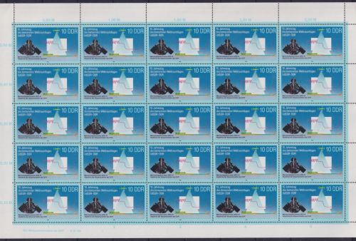 DDR 3171 postfrisch als Bogen #NQ203