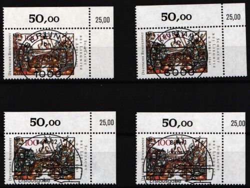 Bundesrepublik Deutschland 1511 KBWZ gestempelt Mit Stempel + Ersttag #NP771