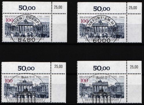 Bundesrepublik Deutschland 1492 KBWZ gestempelt Mit Stempel + Ersttag #NP772