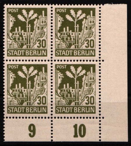 SBZ 7 A a wb z postfrisch