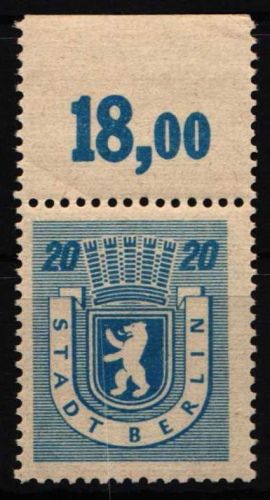 SBZ 6 A wa z postfrisch Berlin und Brandenburg #NQ267