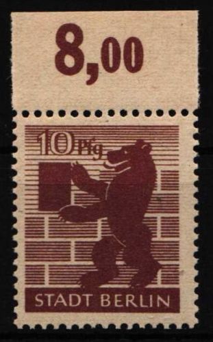 SBZ 4 A a wa z postfrisch Berlin und Brandenburg #NQ288
