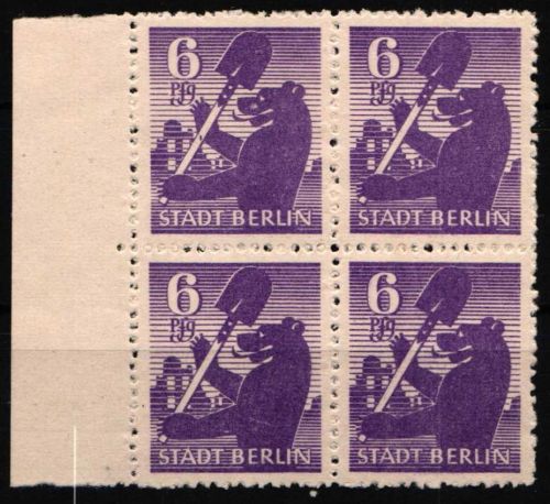 SBZ 2 A wbz postfrisch Berlin und Brandenburg #NQ297