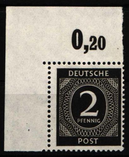 Deutschland Gemeinschaftsausgaben 912 P OR Ecke ol ndgz. postfrisch #NQ637