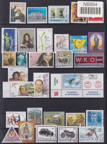 Österreich Jahrgang 2006 ohne Dauerserie gestempelt