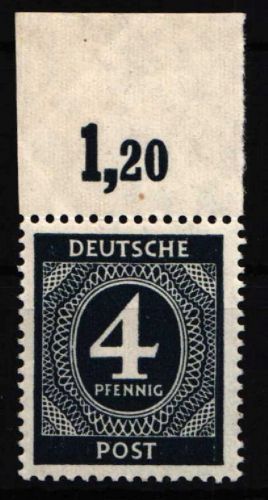 Alliierte Besetzung 914 b P OR ndgz postfrisch