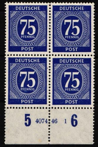 Alliierte Besetzung 934 HAN postfrisch H 4074.46 1, minimal fleckig #NU099