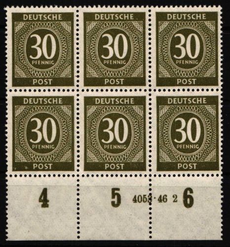 Alliierte Besetzung 928 HAN postfrisch H 4053.46 2, bügig #NU141