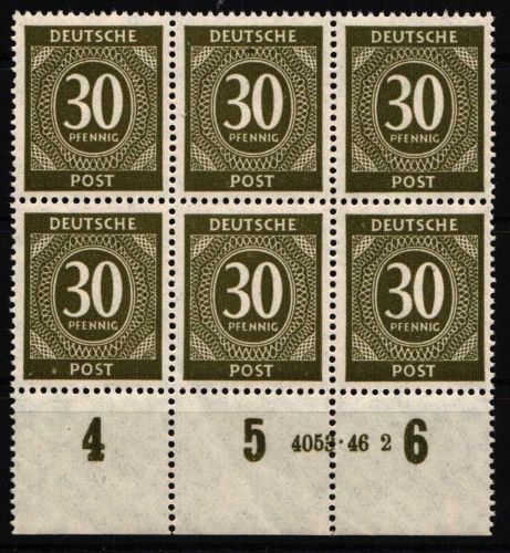 Alliierte Besetzung 928 HAN postfrisch H 4053.46 2, bügig #NU142