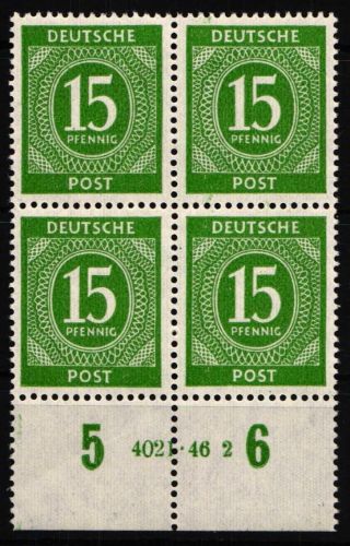 Alliierte Besetzung 922 HAN postfrisch H 4021.46 2 #NU190