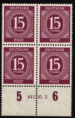 Alliierte Besetzung 921 HAN postfrisch H 442.45 2 #NU198