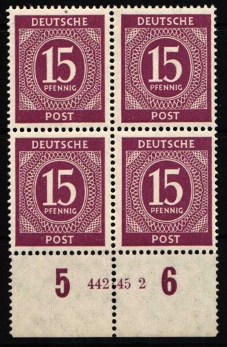 Alliierte Besetzung 921 HAN postfrisch H 442.45 2 #NU199
