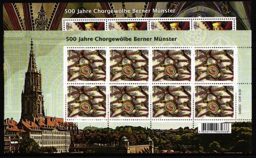 Schweiz 2512-2513 postfrisch als Kleinbogen #NT702