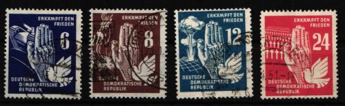 DDR 276-279 gestempelt #NT777