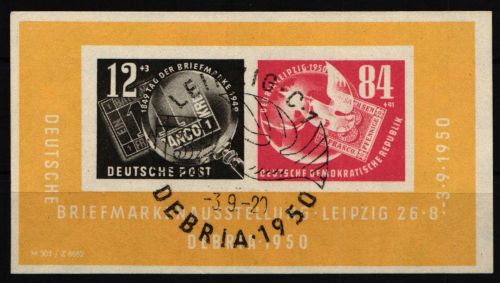 DDR Block 7 gestempelt #NT790