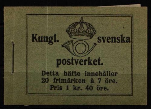 Schweden 69 postfrisch als Markenheft #NT603