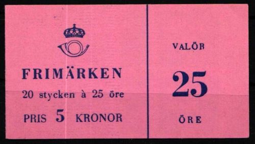 Schweden 391 D postfrisch als Markenheft #NT664