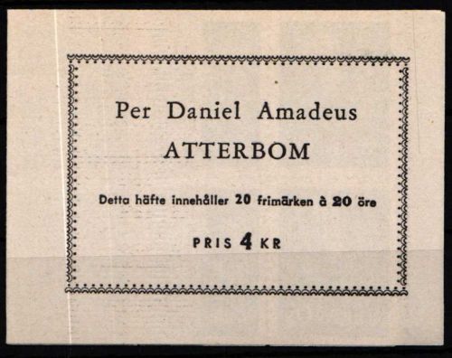 Schweden 411 D postfrisch als Markenheft #NT668