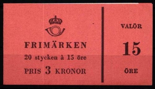 Schweden 424 D postfrisch als Markenheft #NT675