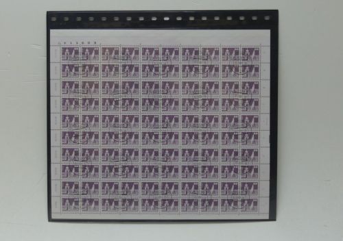 DDR 2649-2650 gestempelt als Bogen ungefaltet #NT980