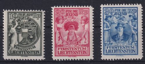 Liechtenstein 116-118 postfrisch Jugendfürsorge #NF164