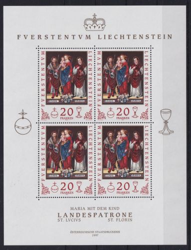 Liechtenstein Kleinbogen 1151 postfrisch #NX019