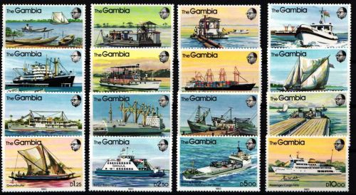 Gambia 463-478 postfrisch Schiffe #NM524
