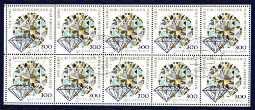 BRD Bund 1911 gestempelt mit Ersttagsstempel als Kleinbogen #NM900